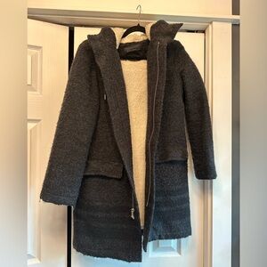 Xsmall Wool Sherpa Lined Aritzia Coat